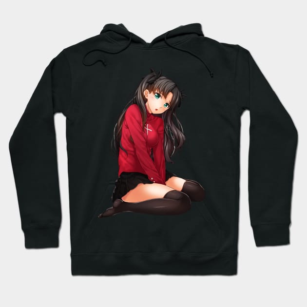 Tohsaka Rin Hoodie by Venandeu